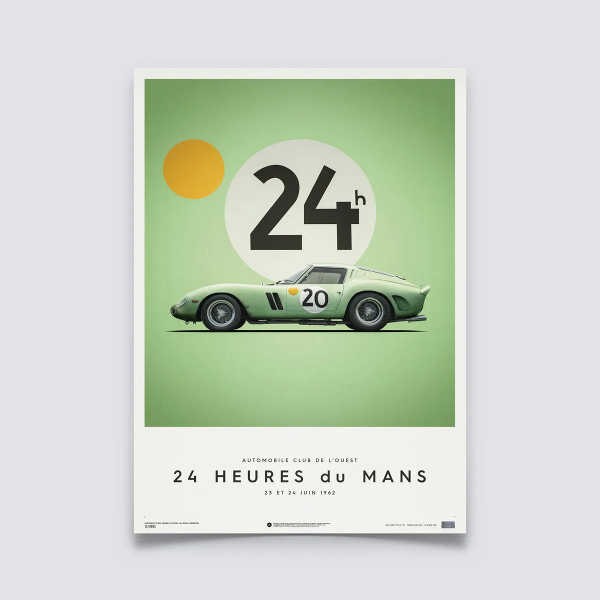 Affiche voiture vintage - Style 5