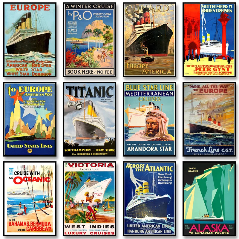 Affiche voyage vintage