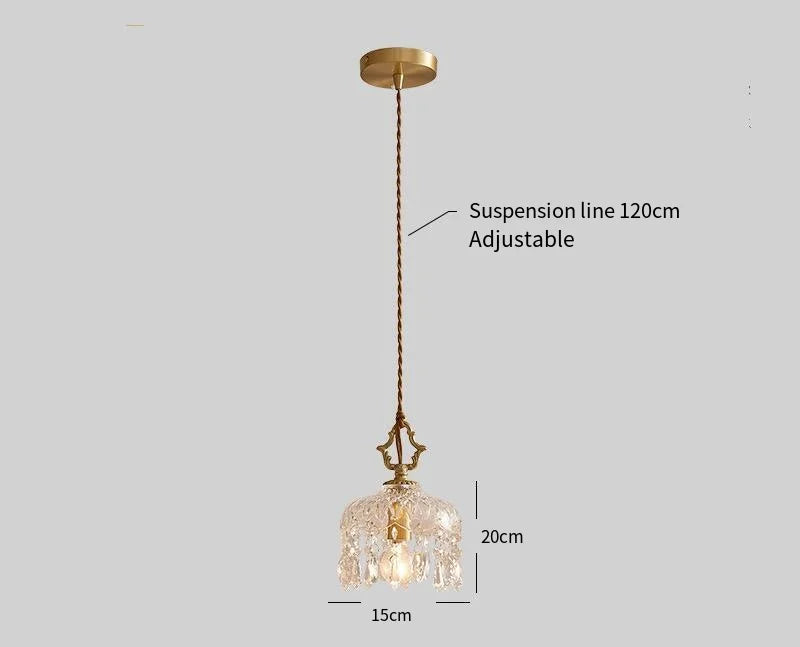 Luminaires suspendus en verre