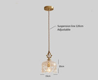 Luminaires suspendus en verre