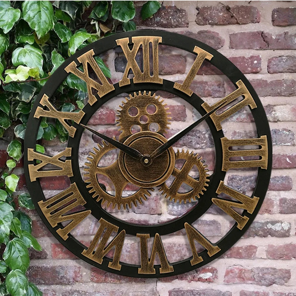 Horloge murale engrenage