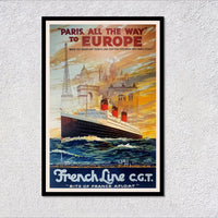 Affiche voyage vintage