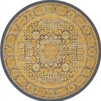 Tapis rond vintage