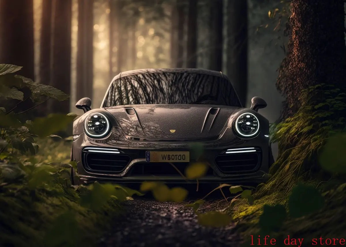 Affiche porsche vintage