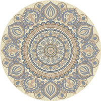 Tapis rond vintage