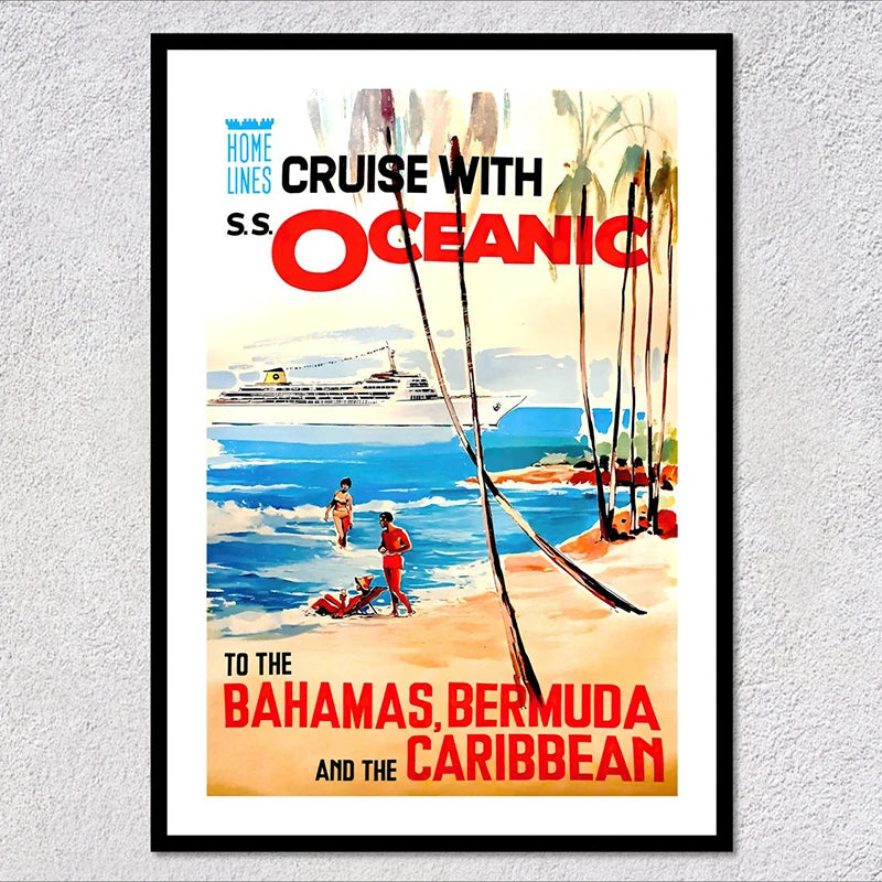 Affiche voyage vintage