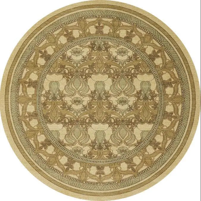 Tapis rond vintage