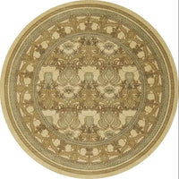 Tapis rond vintage