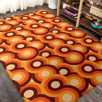 Tapis orange vintage