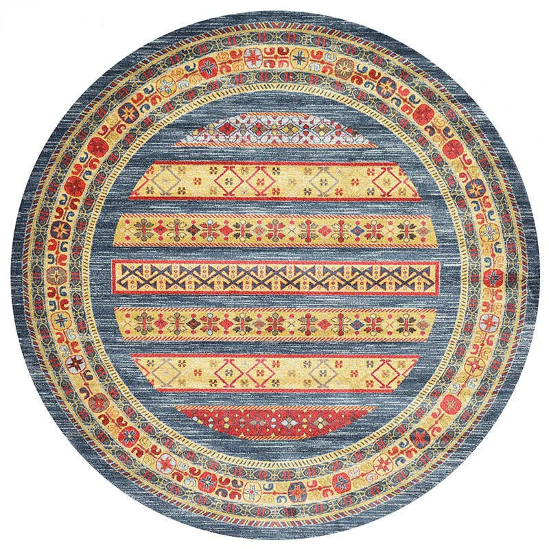 Tapis rond vintage