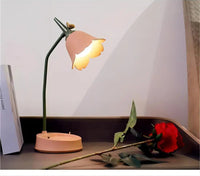 lampe fleurs vintage