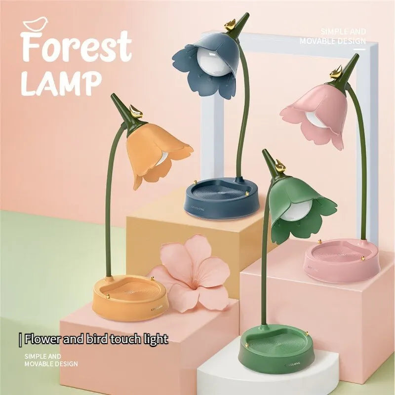 Lampe fleur vintage