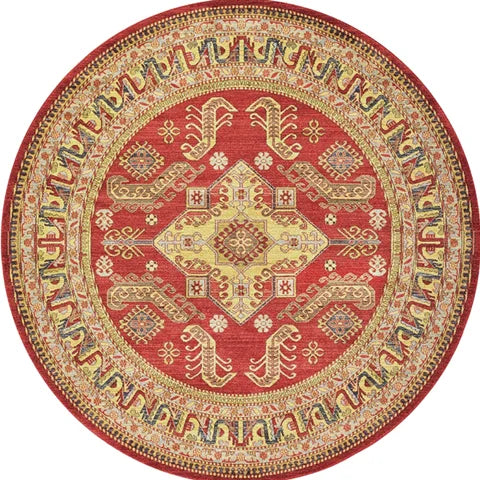 Tapis rond vintage