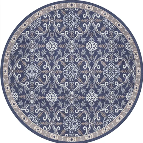 Tapis rond vintage