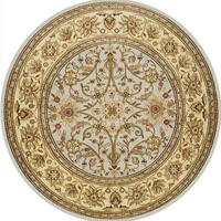 Tapis rond vintage