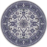 Tapis rond vintage