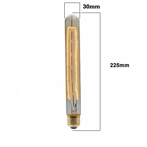 Ampoule vintage allongée E27 filament