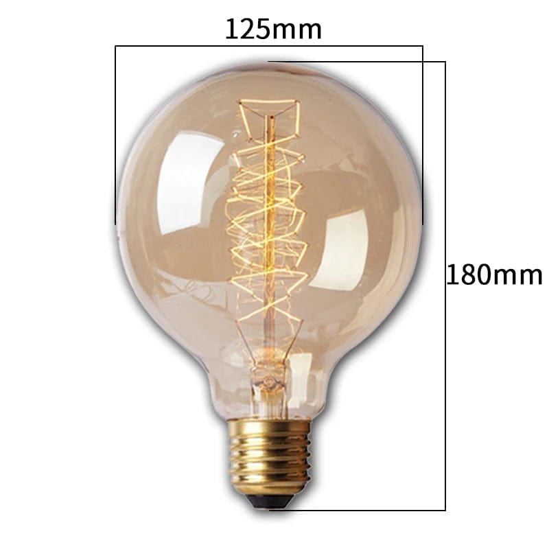 Ampoule vintage ronde E27 filament